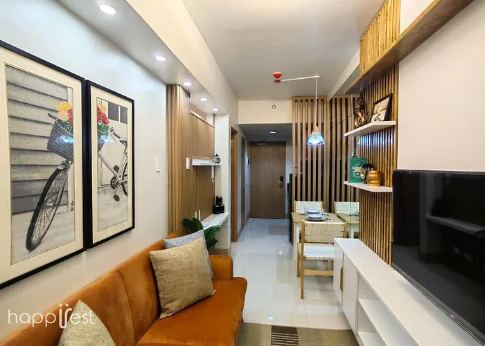 Happirest At Shore 3 Residences With Balcony, Mall Of Apartment Manila