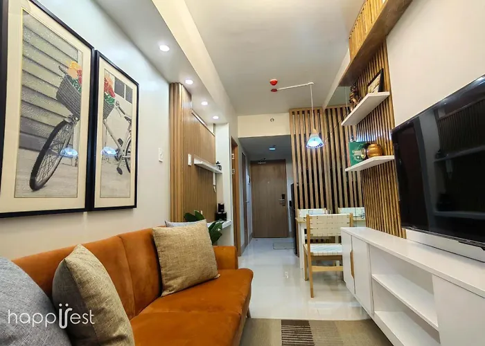 Happirest At Shore 3 Residences With Balcony, Mall Of Apartment Manila